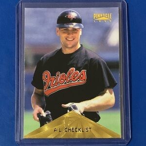 A.L. Checklist [Cal Ripken Jr.] #393 1996 Pinnacle Baseball Trading Card